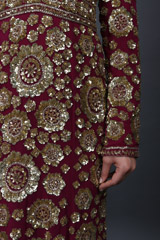 Maroon Embellished GownIMG_9477