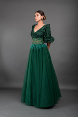 Green Net Gown_DSC3626-Edit