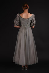 Grey Embellished GownDSC08103