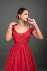 Red Cold Shoulder Gown_DSC3762-Edit