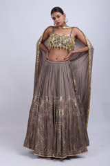 Grey Embellished Lehenga SetIMG_9271