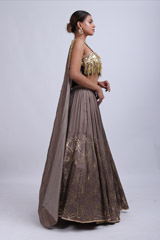 Grey Embellished Lehenga SetIMG_9280
