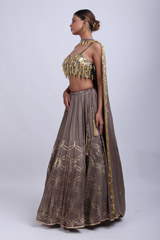 Grey Embellished Lehenga SetIMG_9281
