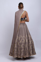 Grey Embellished Lehenga SetIMG_9300