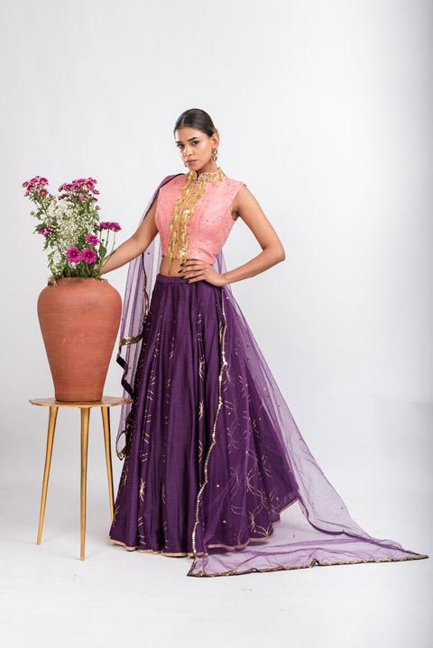 Purple Foil Print Lehenga_DSC3695-Edit