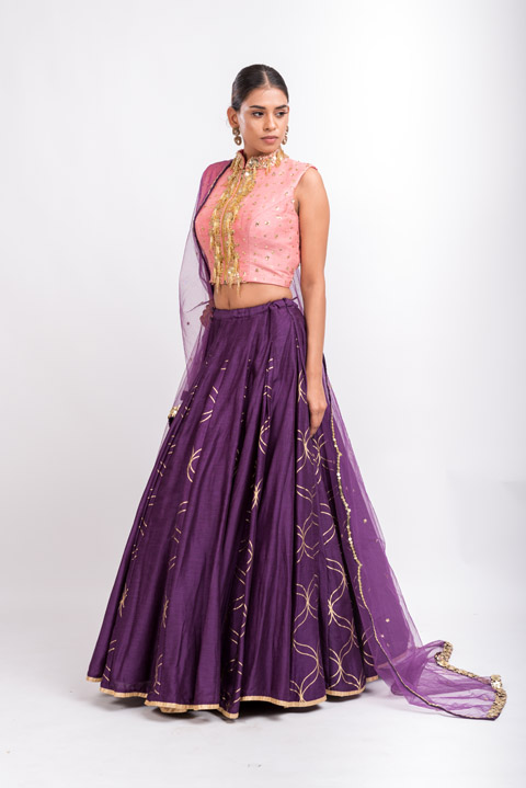 Purple Foil Print Lehenga_DSC3697-Edit