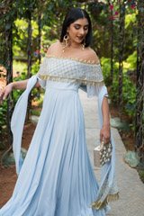 Georgette Anarkali with Dupatta_DSC6470-Edit