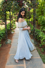 Georgette Anarkali with Dupatta_DSC6484-Edit