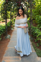 Georgette Anarkali with Dupatta_DSC6518-Edit