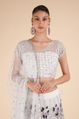 Lilac Embellished LehengaDSC00816