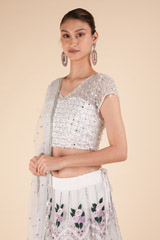 Lilac Embellished LehengaDSC00818