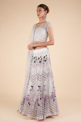 Lilac Embellished LehengaDSC00819