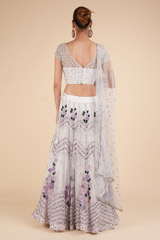 Lilac Embellished LehengaDSC00821