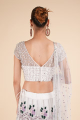 Lilac Embellished LehengaDSC00822