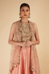 Skirt with Sequined blouse and CapeDSC00260