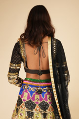 3D Cutwork Applique LehengaDSC00318