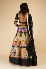 3D Cutwork Applique LehengaDSC00319
