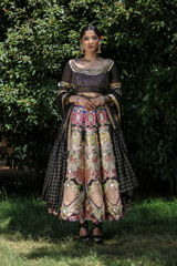 3D Cutwork Applique LehengaIMG_2711