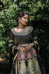 3D Cutwork Applique LehengaIMG_2713