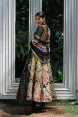 3D Cutwork Applique LehengaIMG_2737