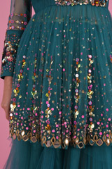Peplum Floral Top with Tulle SkirtDSC08339