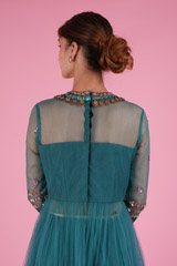 Peplum Floral Top with Tulle SkirtDSC08349