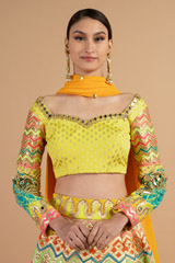 Yellow Lehenga SetDSC01552