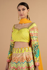 Yellow Lehenga SetDSC01553