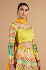 Yellow Lehenga SetDSC01557