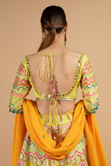 Yellow Lehenga SetDSC01559