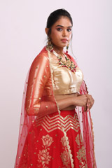 Red Gold LehengaIMG_7801