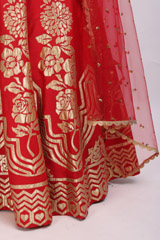 Red Gold LehengaIMG_7803