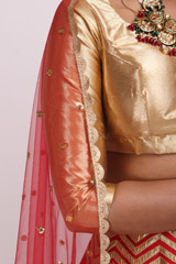 Red Gold LehengaIMG_7804