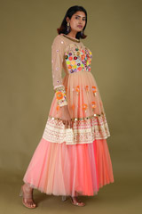 Peplum Flower Sequin LehengaDSC07805