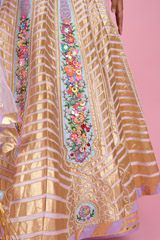 Lilac Double Layered LehengaDSC07792