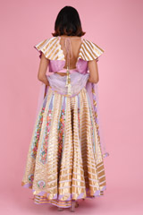 Lilac Double Layered LehengaDSC07794