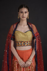 Red Lehenga Set_DTR2898