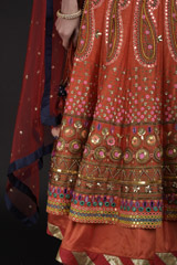 Red Lehenga Set_DTR2899