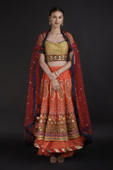 Red Lehenga Set_DTR2900