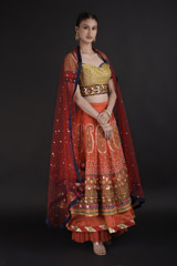 Red Lehenga Set_DTR2901