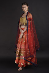 Red Lehenga Set_DTR2904