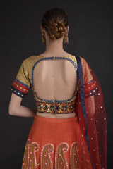 Red Lehenga Set_DTR2907