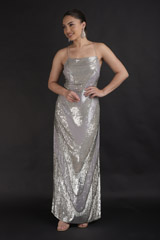 Grey Metallic Gown4401_video