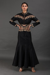 Black Fishcut Gown4405_video