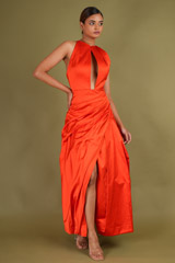 Rosso Gown