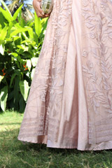 Salmon Peach Embroidered LehengaIMG_0295