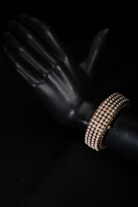 Pearl Embedded Bangle