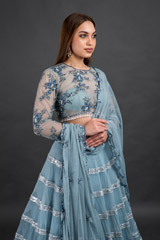 Blue Layered Lehenga_DSC7875-Edit