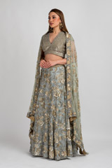 Teal Blue Roses Lehenga_DSC8031-Edit