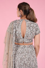 Silver Embellished LehengaDSC07495